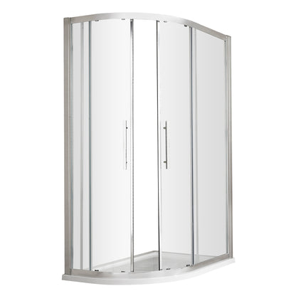 Fairford 8mm, 1200mm x 900mm Offset Quadrant Enclosure