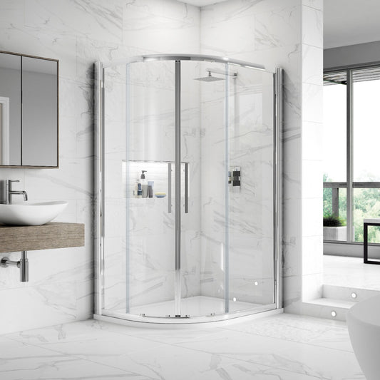 Fairford 8mm, 1000mm x 800mm Offset Quadrant Enclosure