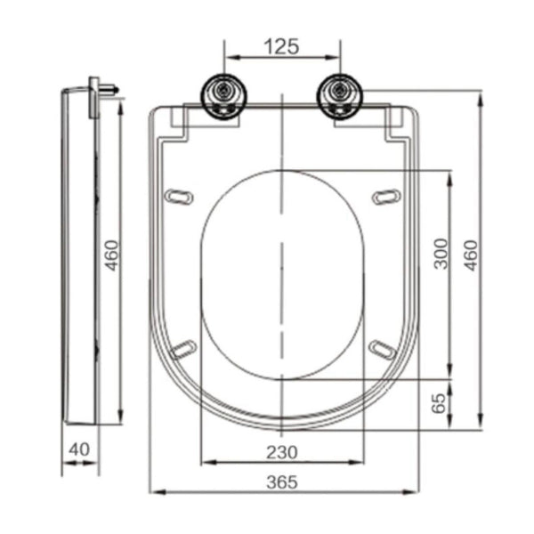 Fairford Paxton Soft Close Toilet Seat
