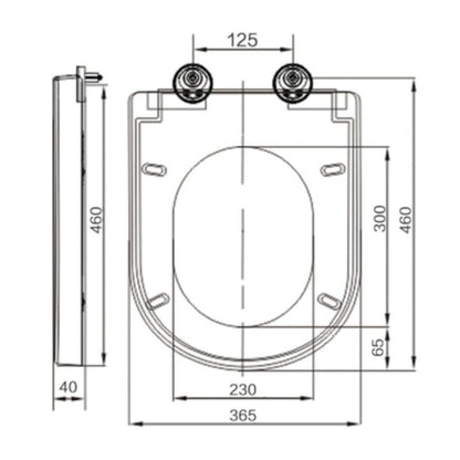 Fairford Paxton Soft Close Toilet Seat