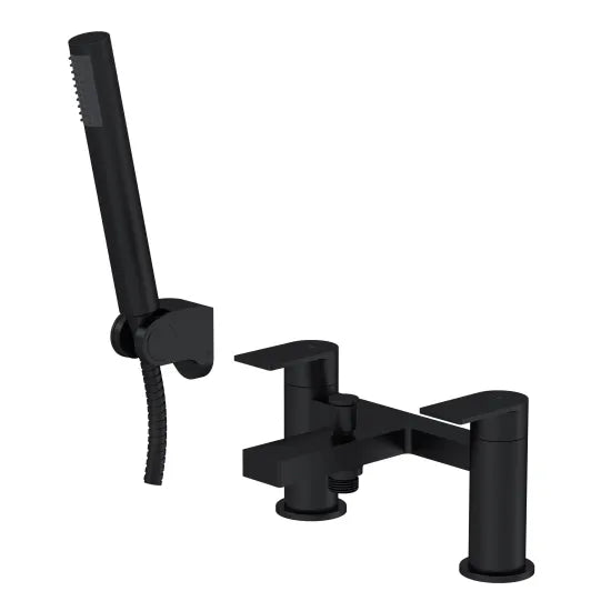 Fairford Loft Matt Black Bath Shower Mixer