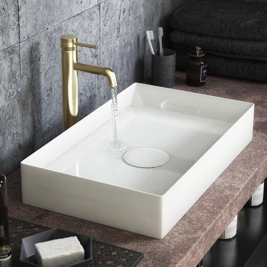 Fairford Stance 750mm Countertop Basin - White