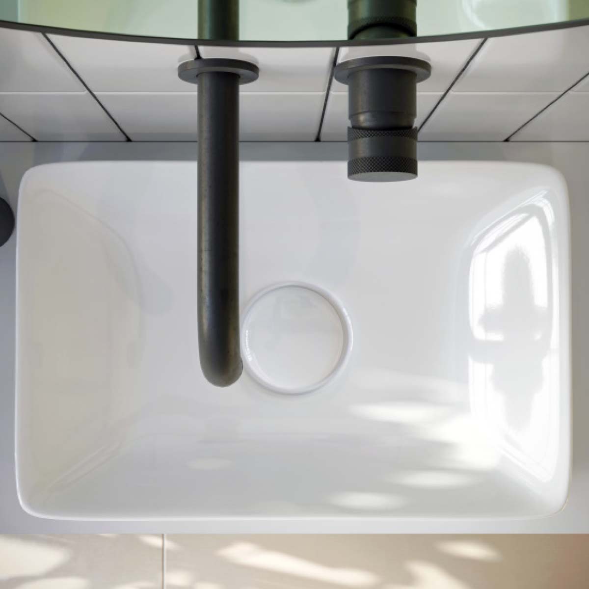 Fairford Stance 420mm Countertop Basin - White