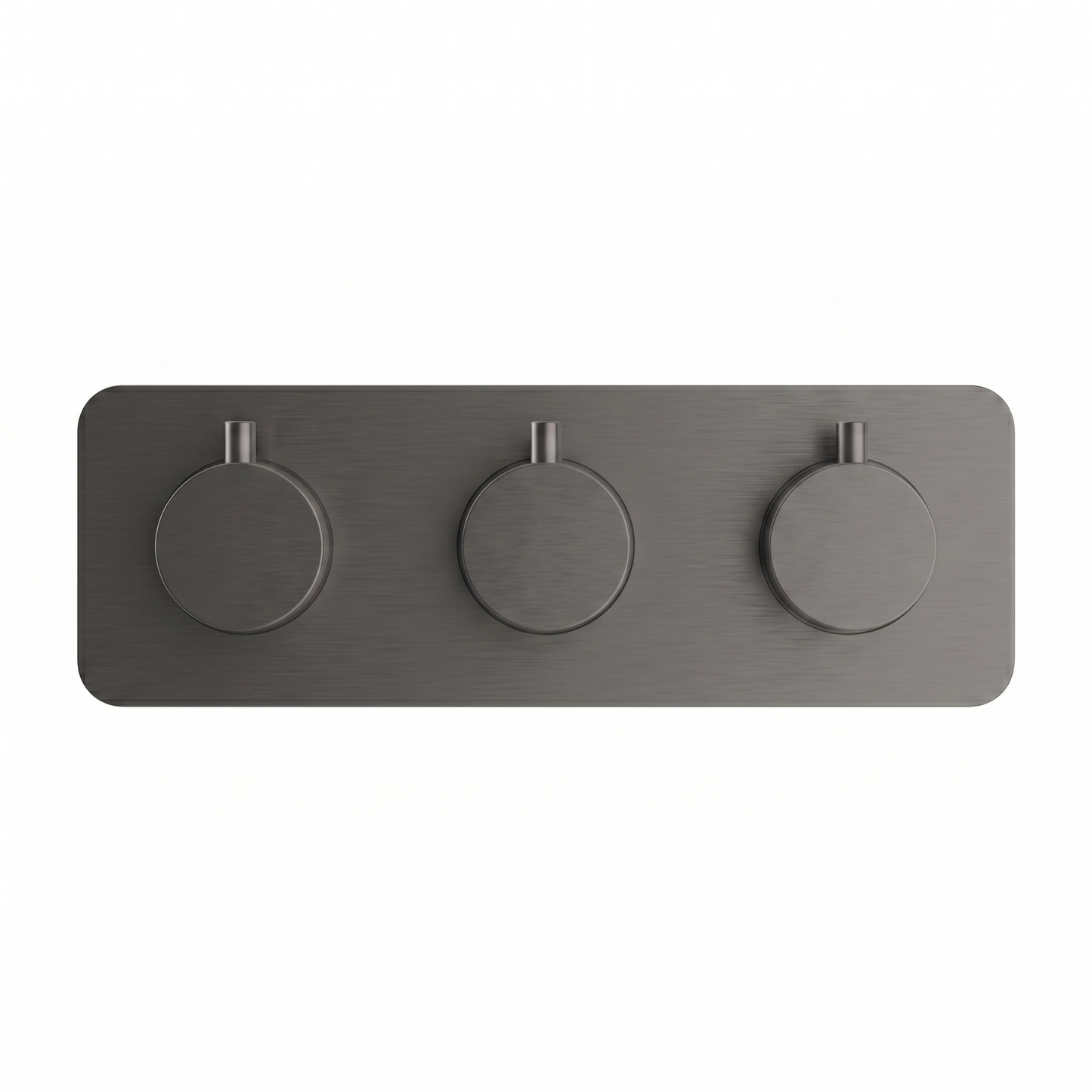 Fairford Element 7 Gunmetal Triple Shower Valve, 3 Outlet