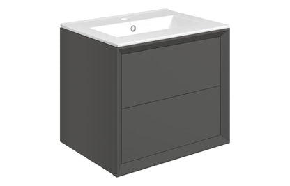 Fairford Roma 600mm Matt Clay Wall Hung Vanity Unit & Basin