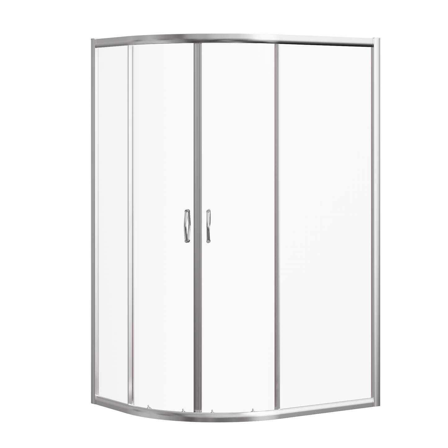 Fairford 5mm 1200 x 900mm Chrome Offset Quadrant Shower Enclosure