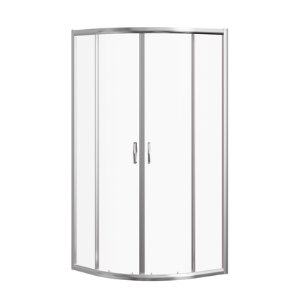 Fairford 5mm 900mm Chrome Quadrant Shower Enclosure