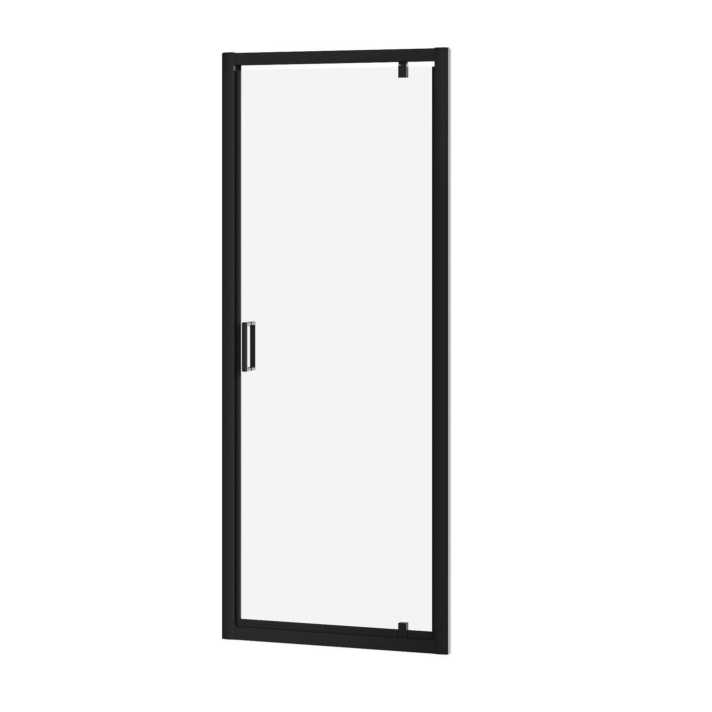 Fairford 6mm, 900mm Matt Black Pivot Shower Door