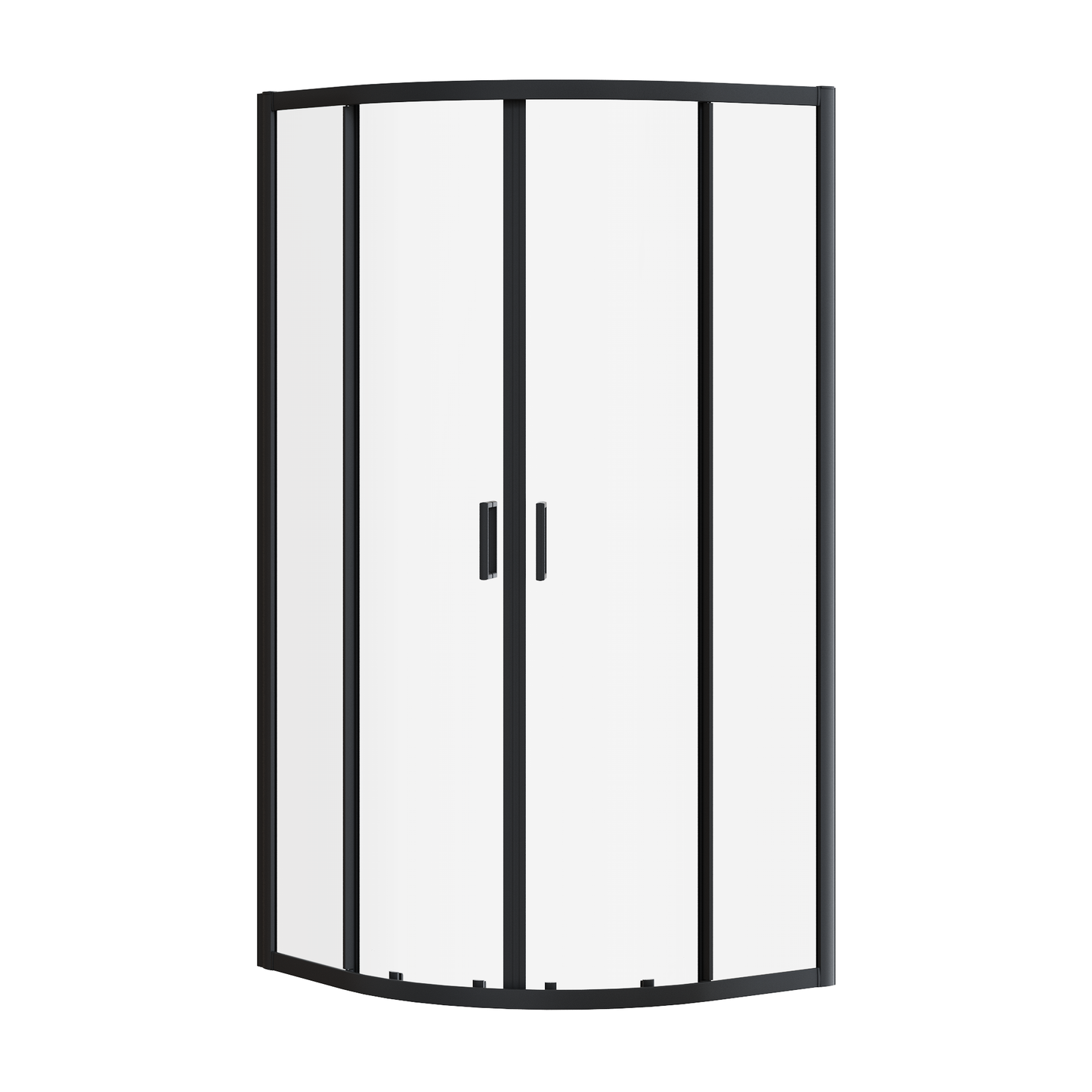 Fairford 6mm, 900mm x 900mm Matt Black Quadrant Shower Enclosure