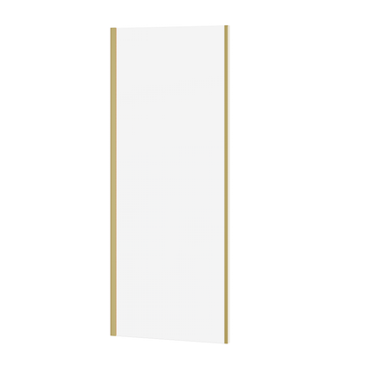 Fairford 6mm 760mm Brushed Brass Side Panel