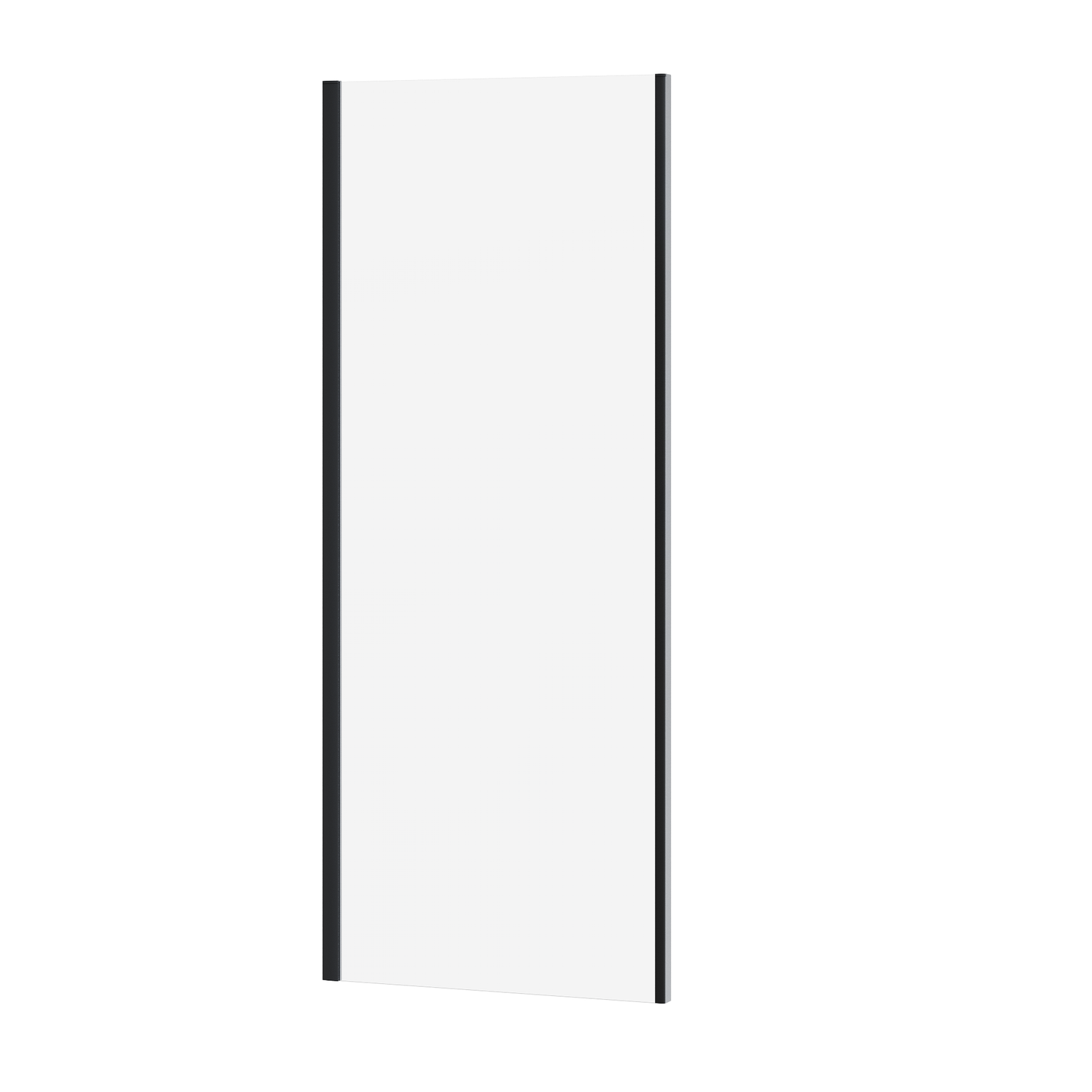 Fairford 6mm, 800mm Matt Black Shower Enclosure Side Panel