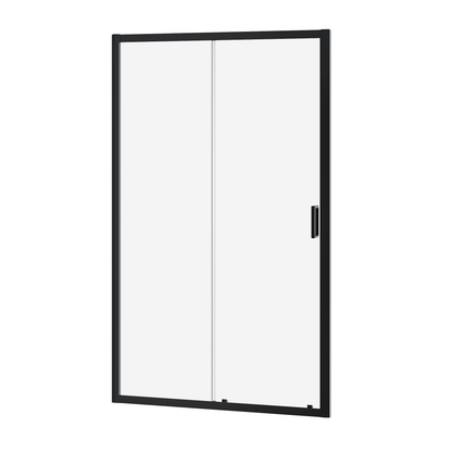 Fairford 6mm, 1000mm Matt Black Sliding Shower Door