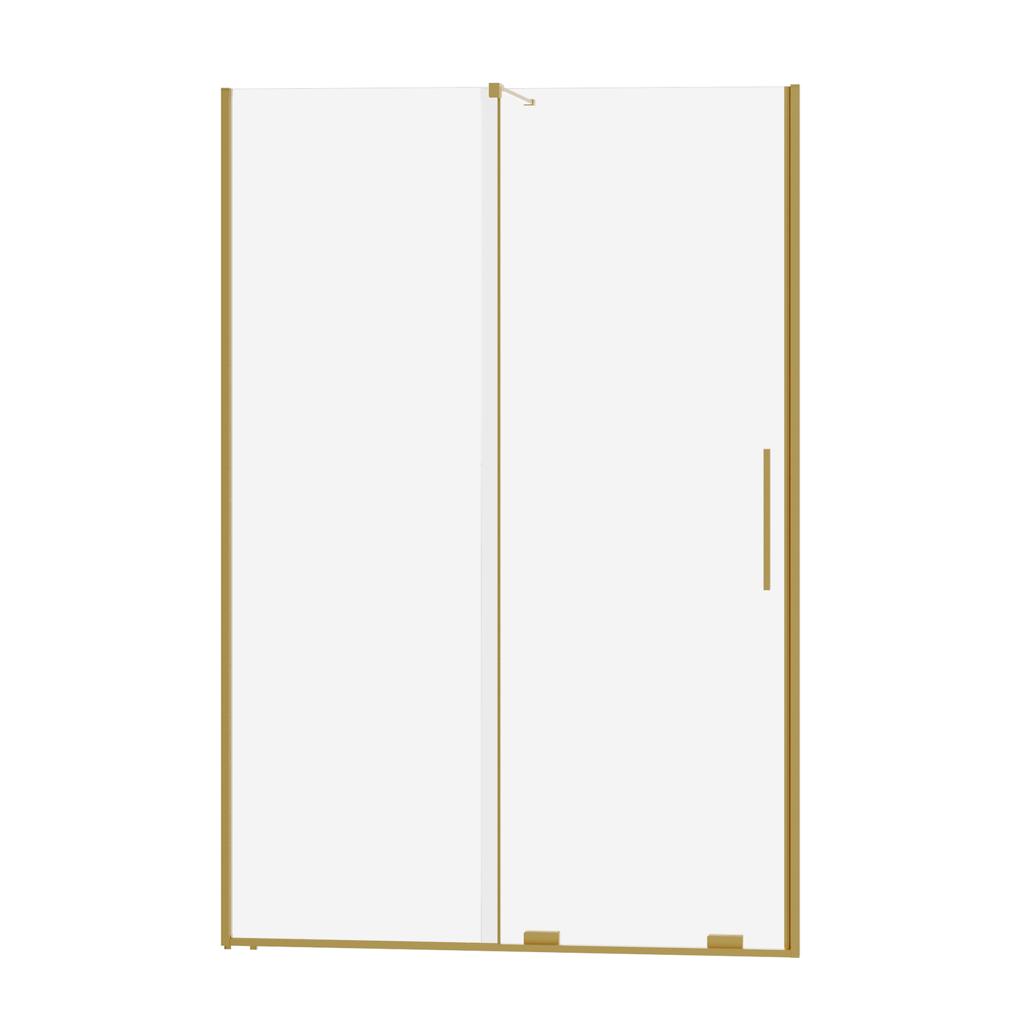 Fairford 8mm Frameless 1200mm Brushed Brass Sliding Shower Door