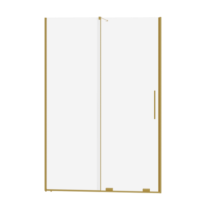 Fairford 8mm Frameless 1200mm Brushed Brass Sliding Shower Door