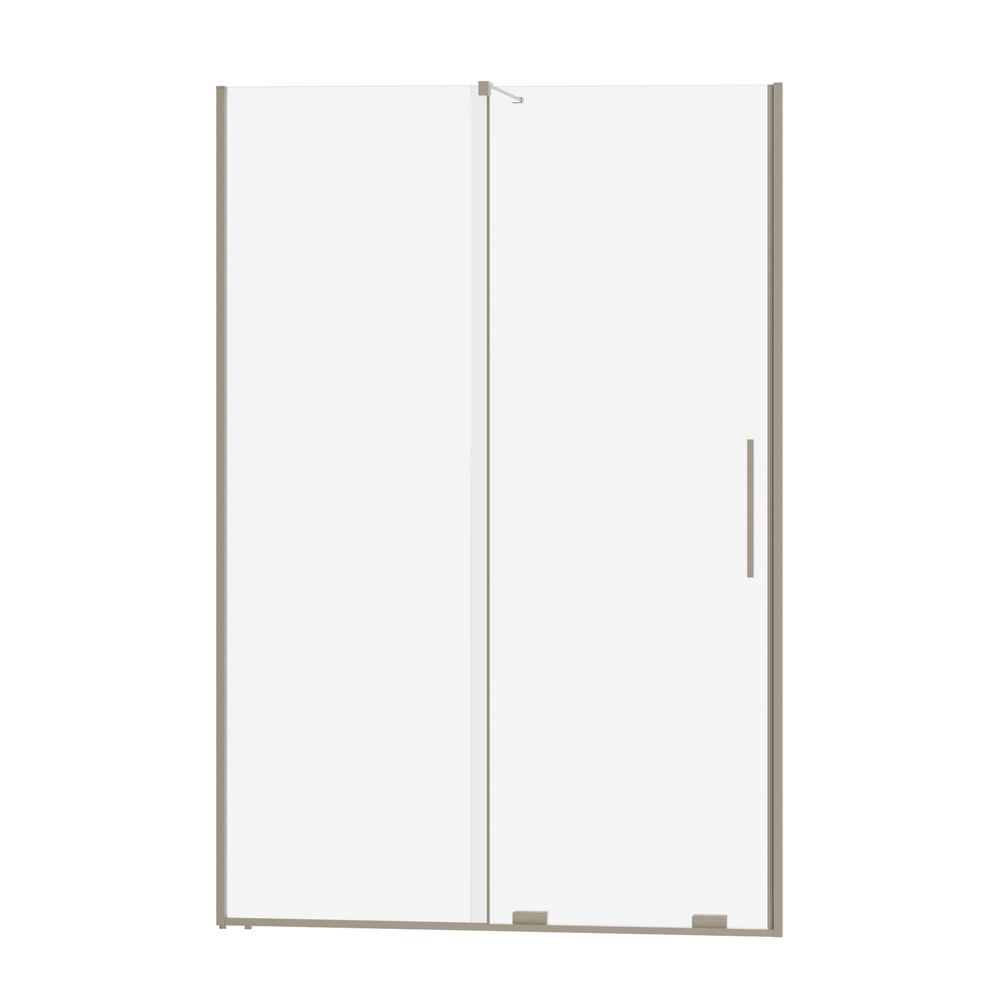 Fairford 8mm Frameless 1600mm Gunmetal Sliding Shower Door