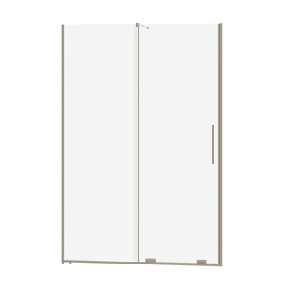 Fairford 8mm Frameless 1400mm Gunmetal Sliding Shower Door