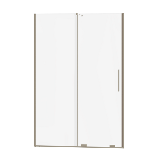 Fairford 8mm Frameless 1200mm Gunmetal Sliding Shower Door