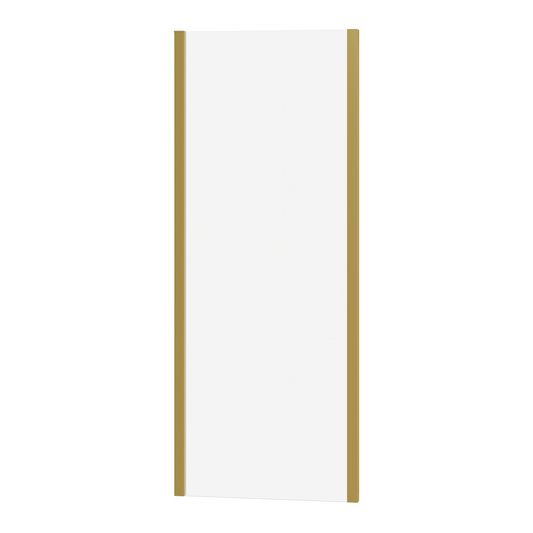 Fairford Pro 8mm Brushed Brass Extension Profile for 8mm Glass