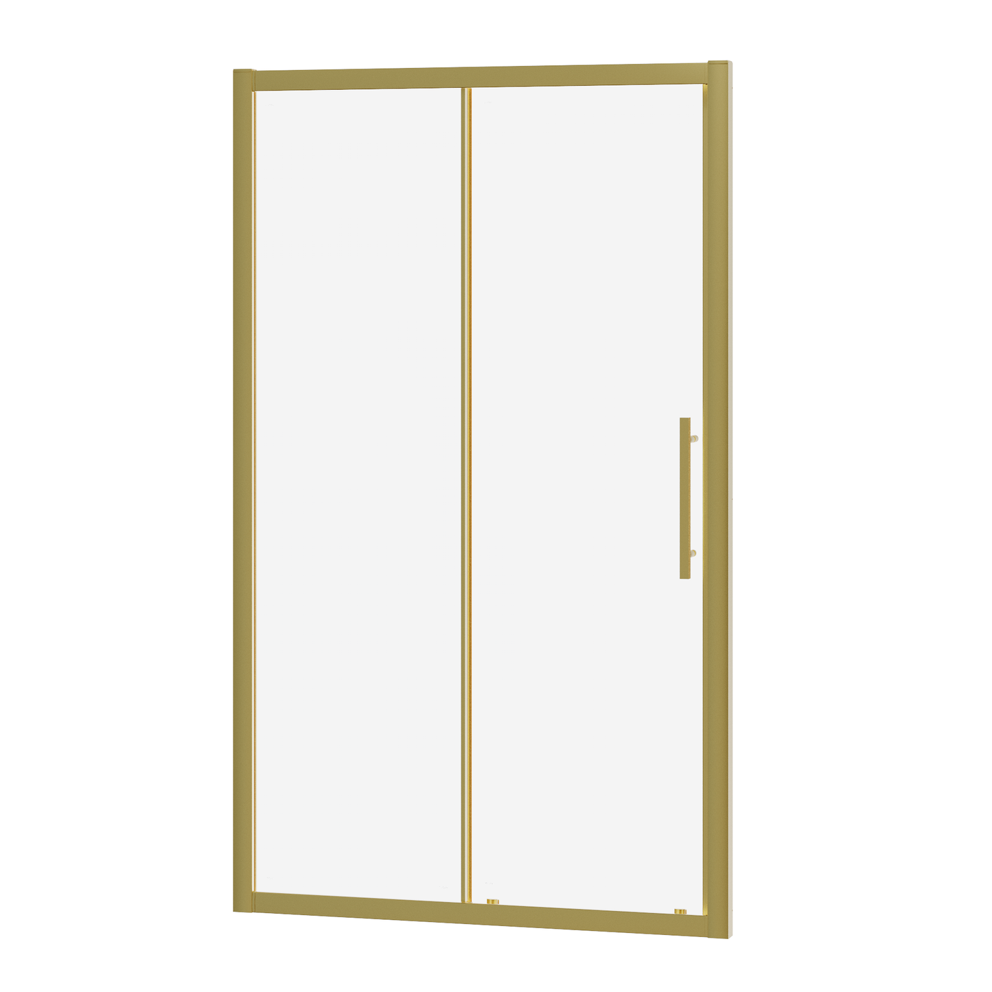Fairford Pro 8mm 1400mm Brushed Brass Sliding Shower Door