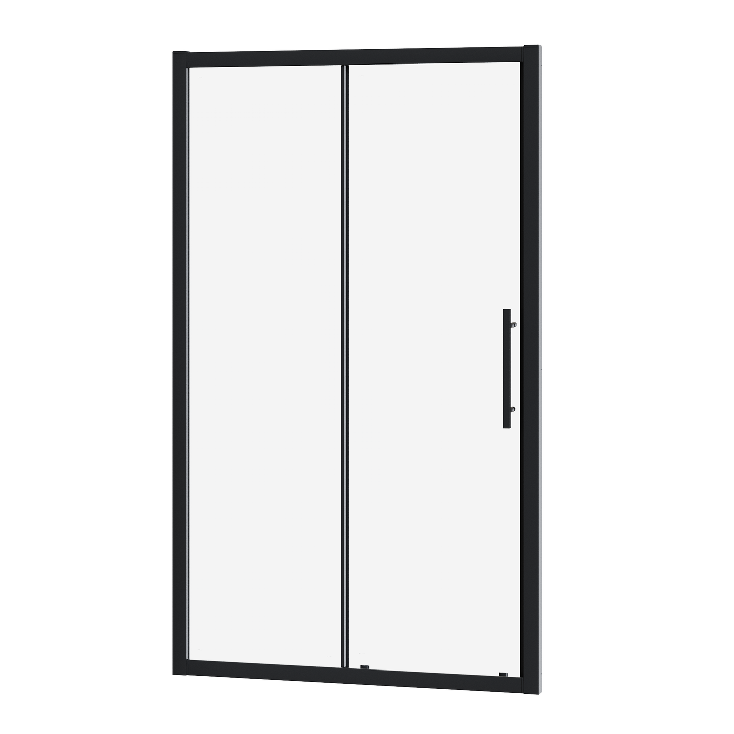Fairford Pro 8mm 1200mm Matt Black Sliding Shower Door