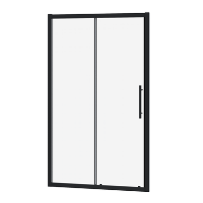 Fairford Pro 8mm 1700mm Matt Black Sliding Shower Door