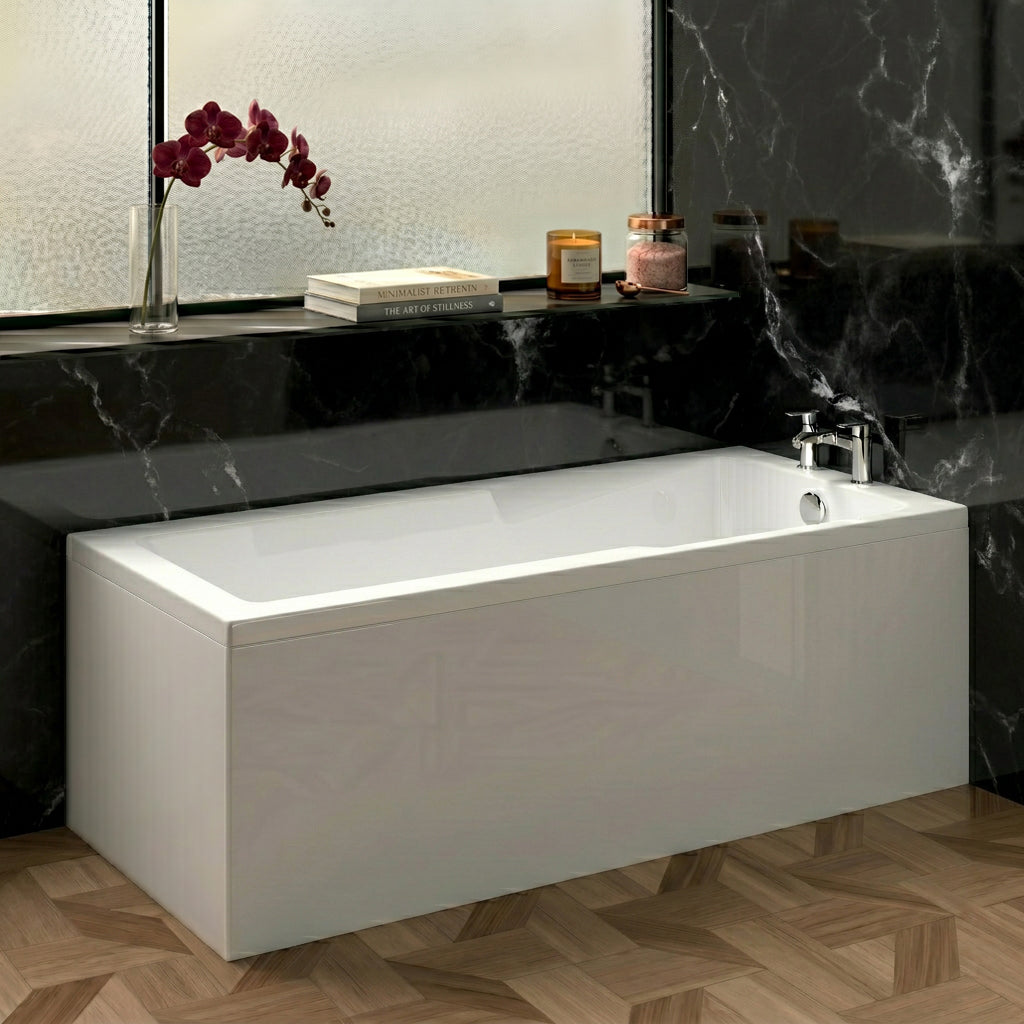 Fairford 1700 x 750mm Straight Shower Bath