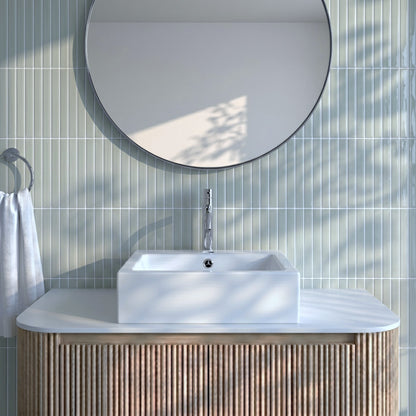 Fairford 470mm Square Ceramic Counter Top Vessel