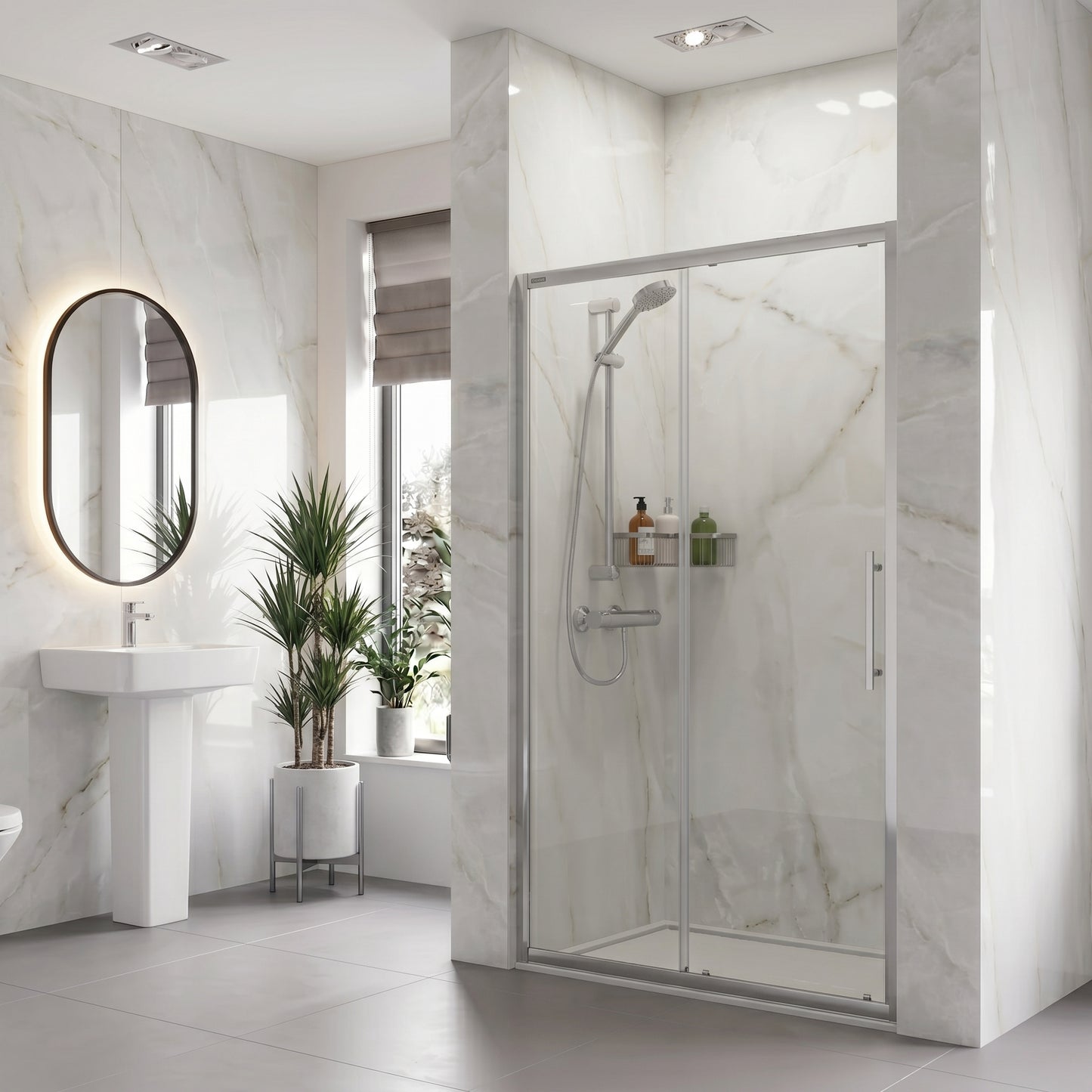 Fairford 8mm, 1200mm Sliding Shower Door