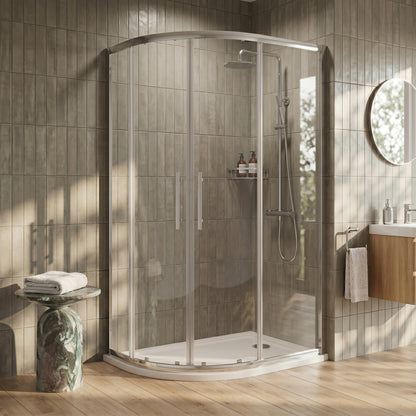 Fairford 8mm, 1200mm x 800mm Offset Quadrant Enclosure