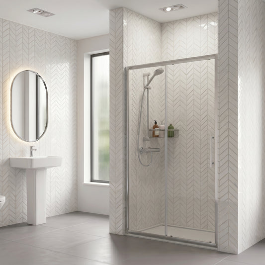 Fairford 8mm, 1400mm Sliding Shower Door