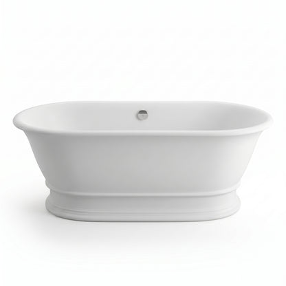 Fairford Bampton 1555 x 740 x 555mm Matt Solid Surface Freestanding Bath
