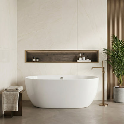 Fairford Bergamo 1655 x 750 x 580mm Freestanding Bath