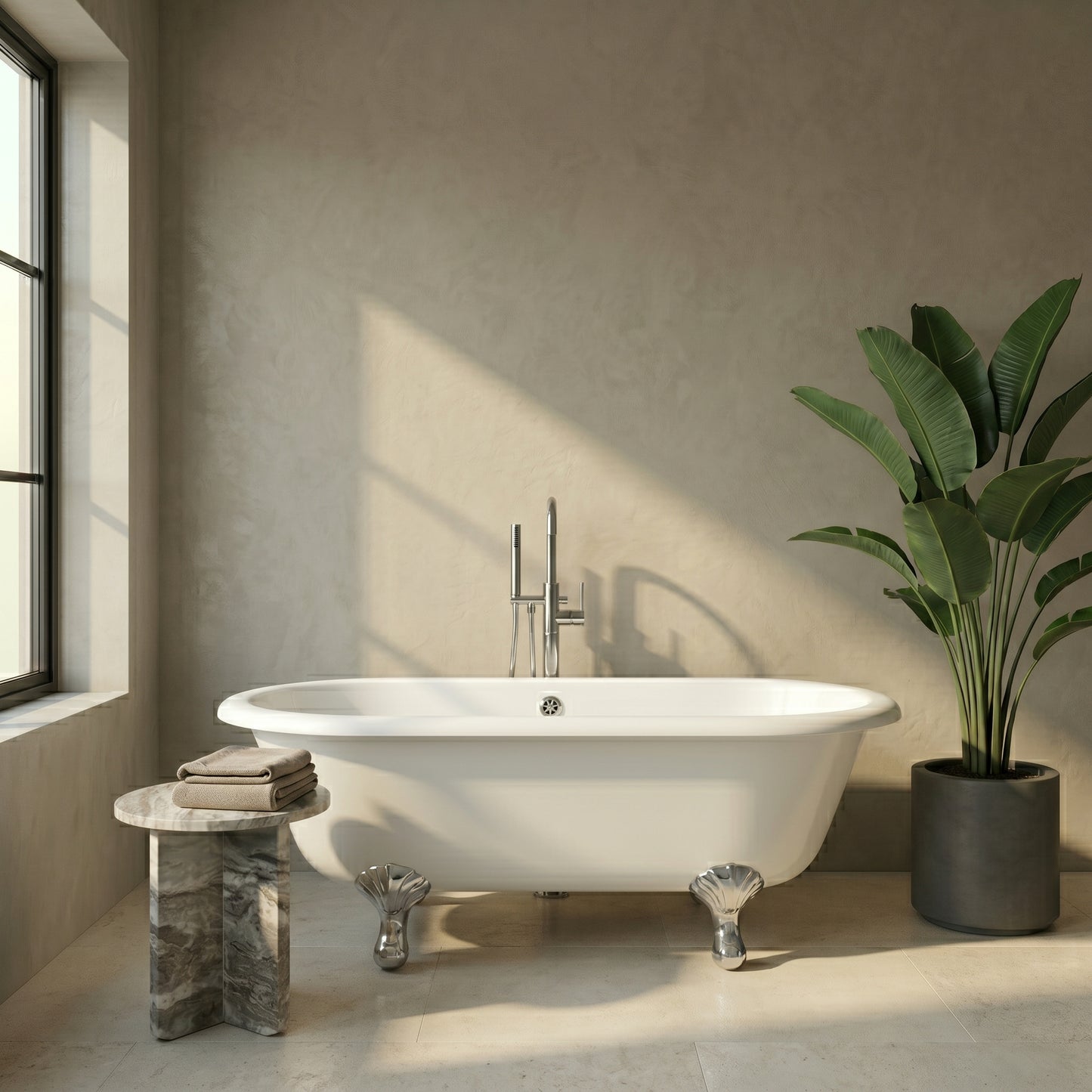 Fairford Bolsover 1700mm Freestanding Baths - Various Feet Options-Corbel Feet