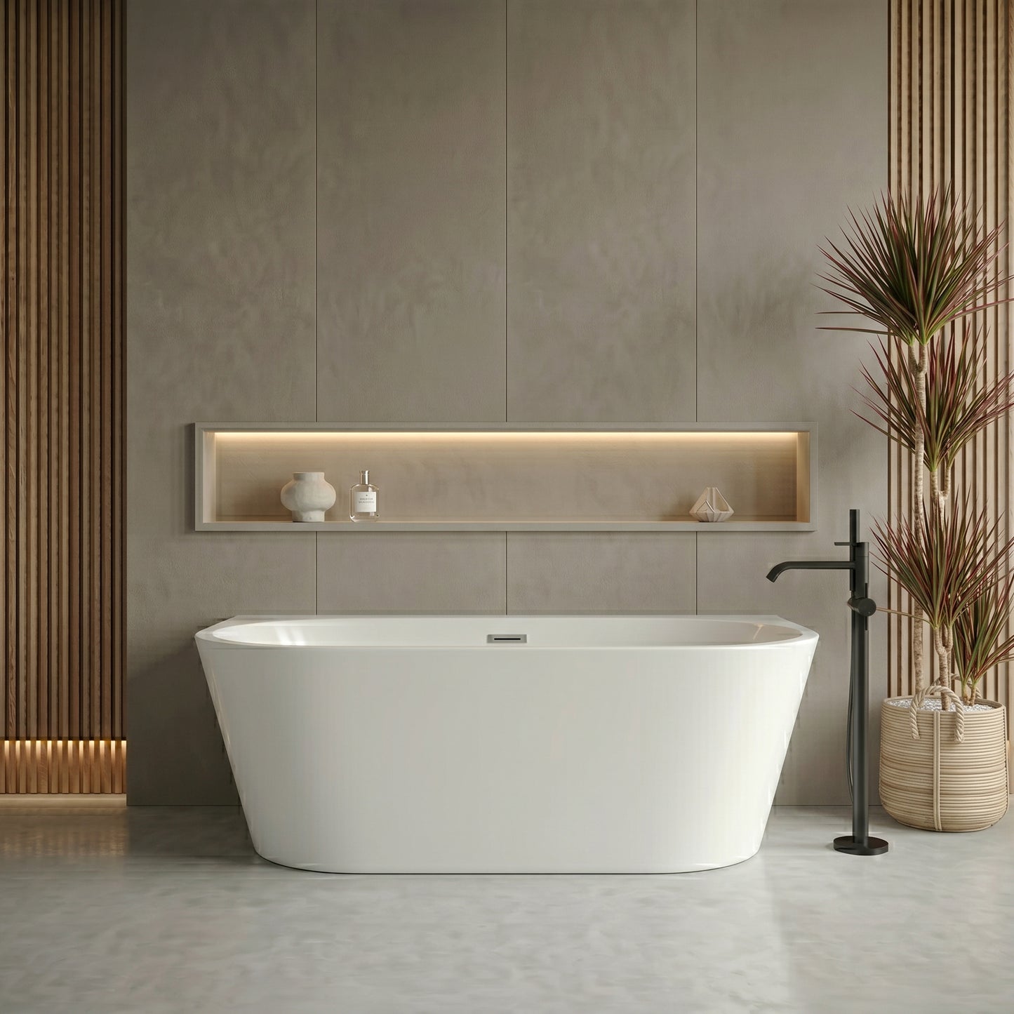 Fairford Brescia 1500 x 750 x 575mm Freestanding Bath