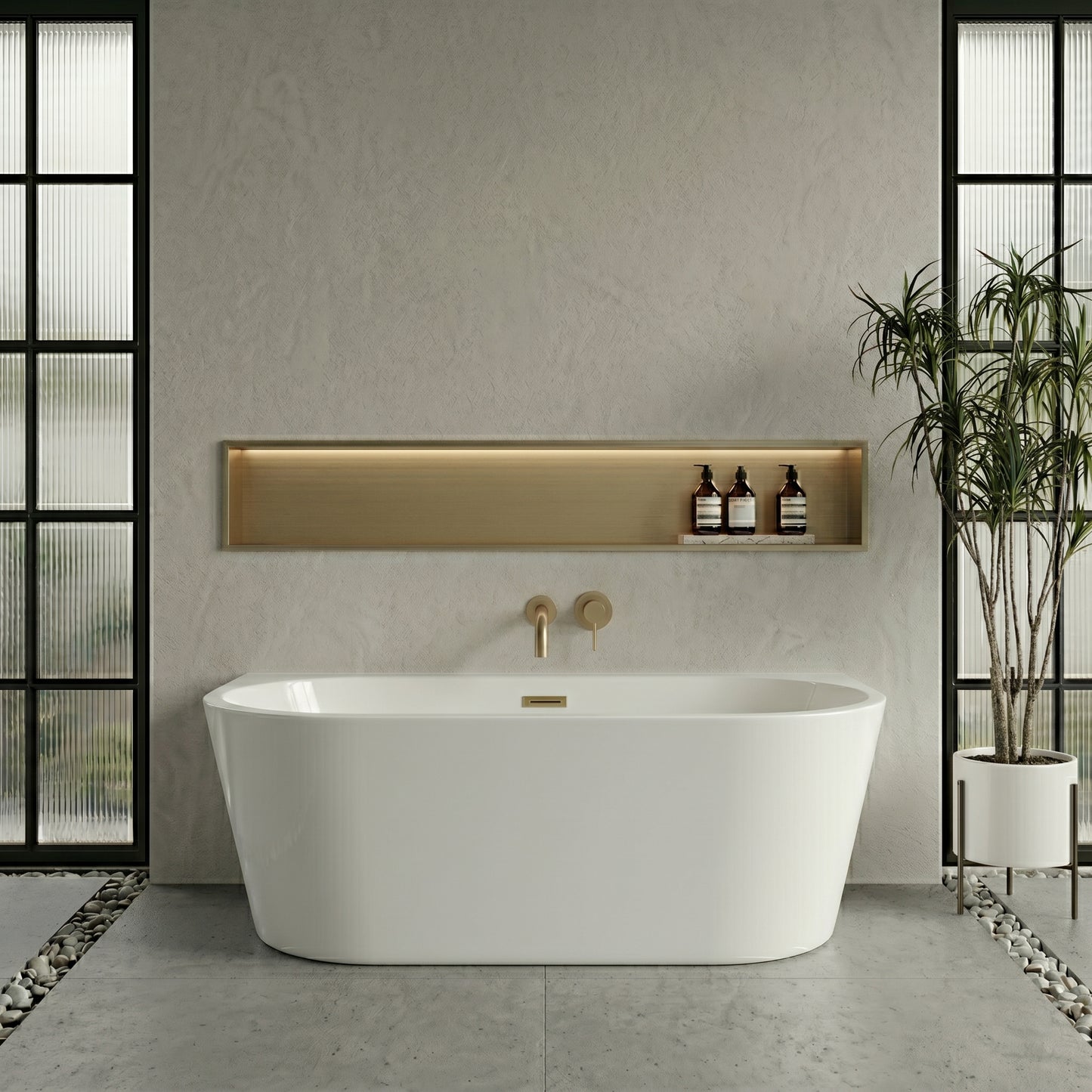 Fairford Brescia 1700 x 800 x 575mm Freestanding Bath