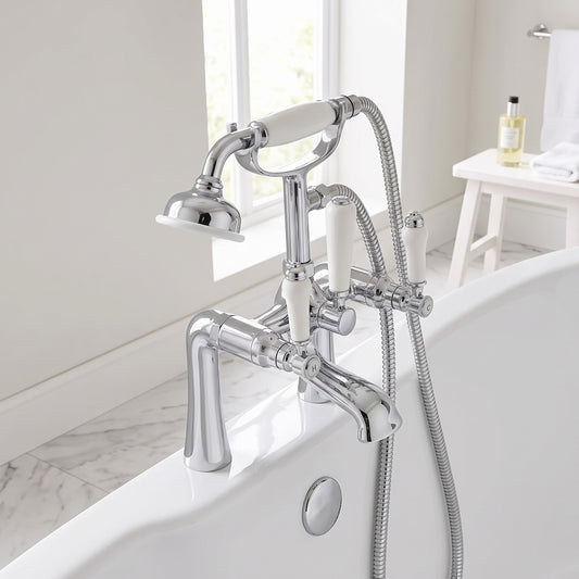 Fairford Cambridge Quarter Turn Bath Shower Mixer