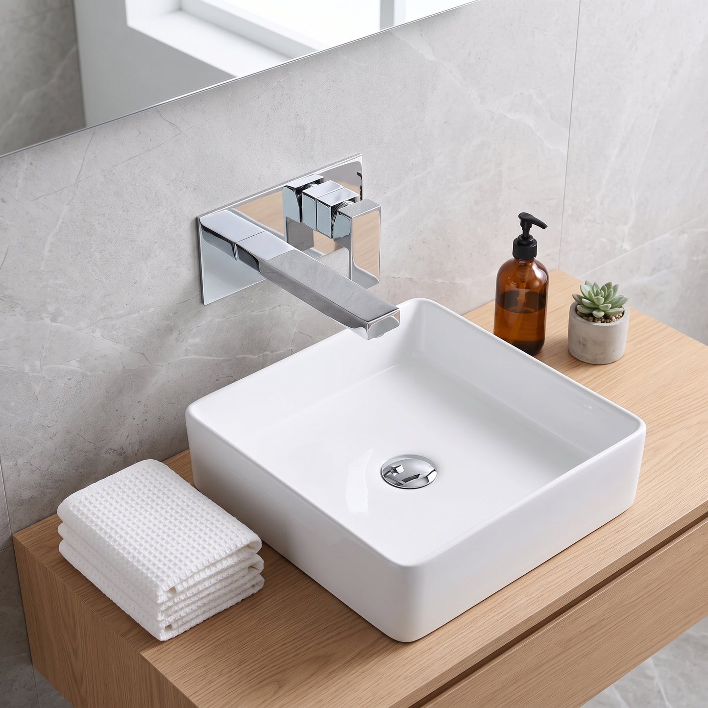 Fairford Carta Wall Mounted Basin Mixer