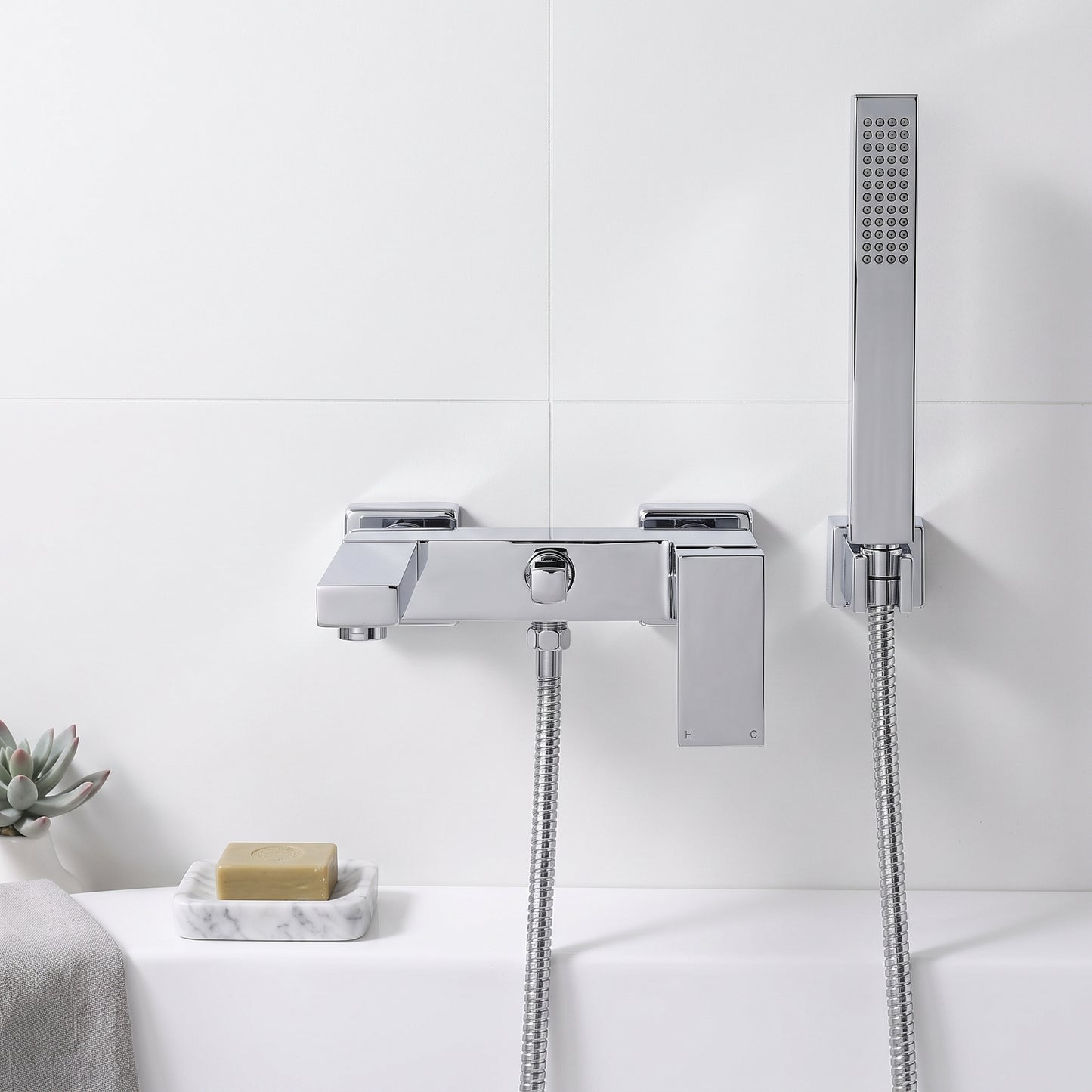 Fairford Carta Wall Mounted Bath Shower Mixer