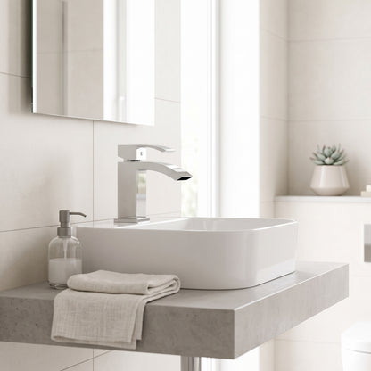 Fairford Cohen Mini Basin Mixer with Push Button Waste