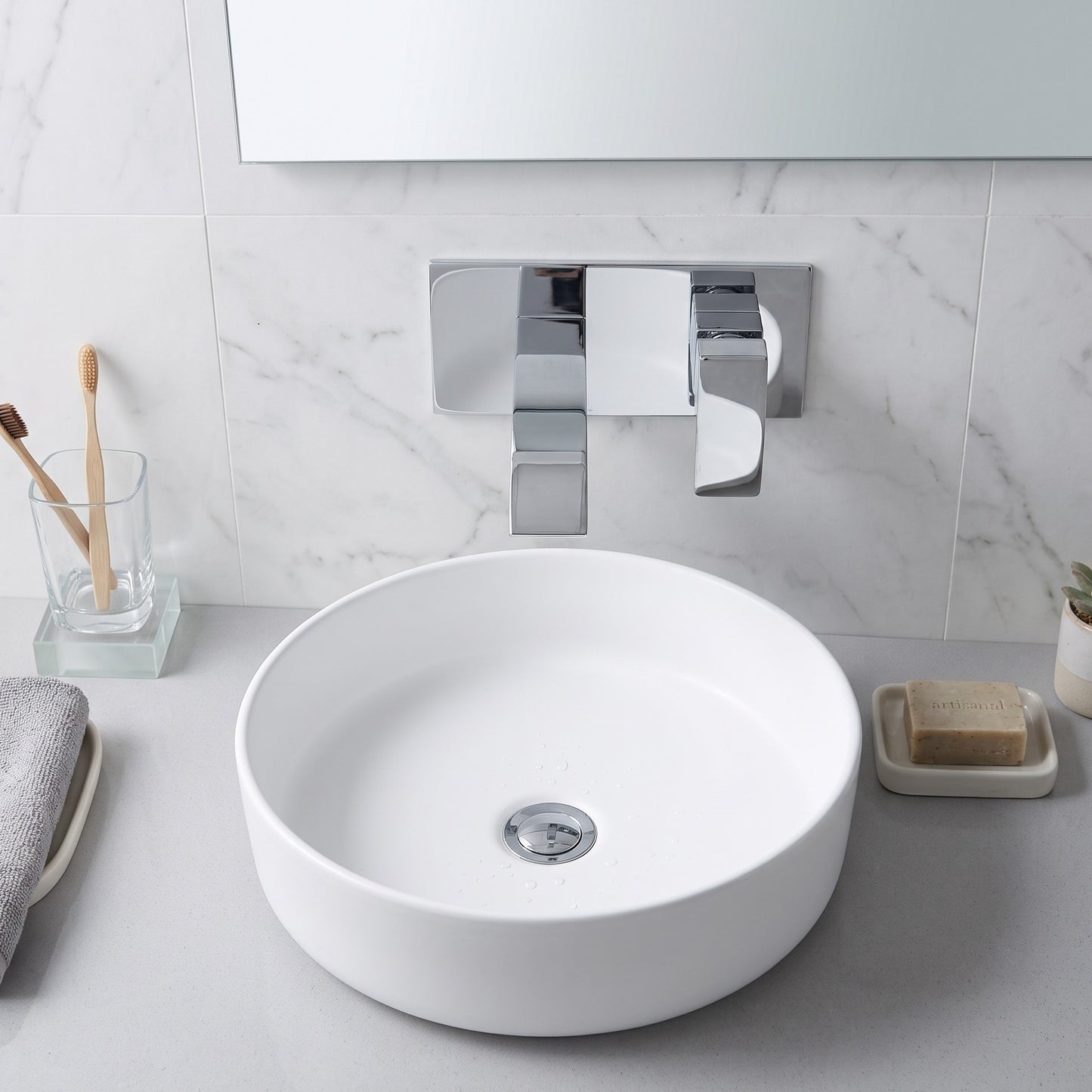 Fairford Cohen Wall Mounted Basin Mixer
