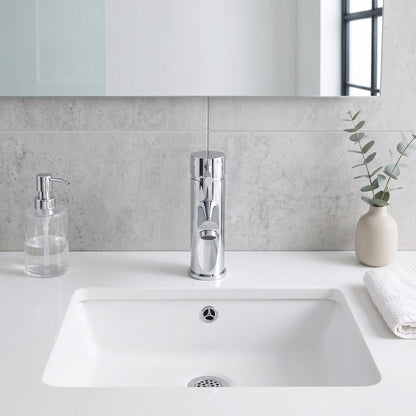 Fairford Dayna Basin Mixer with Push Button Waste