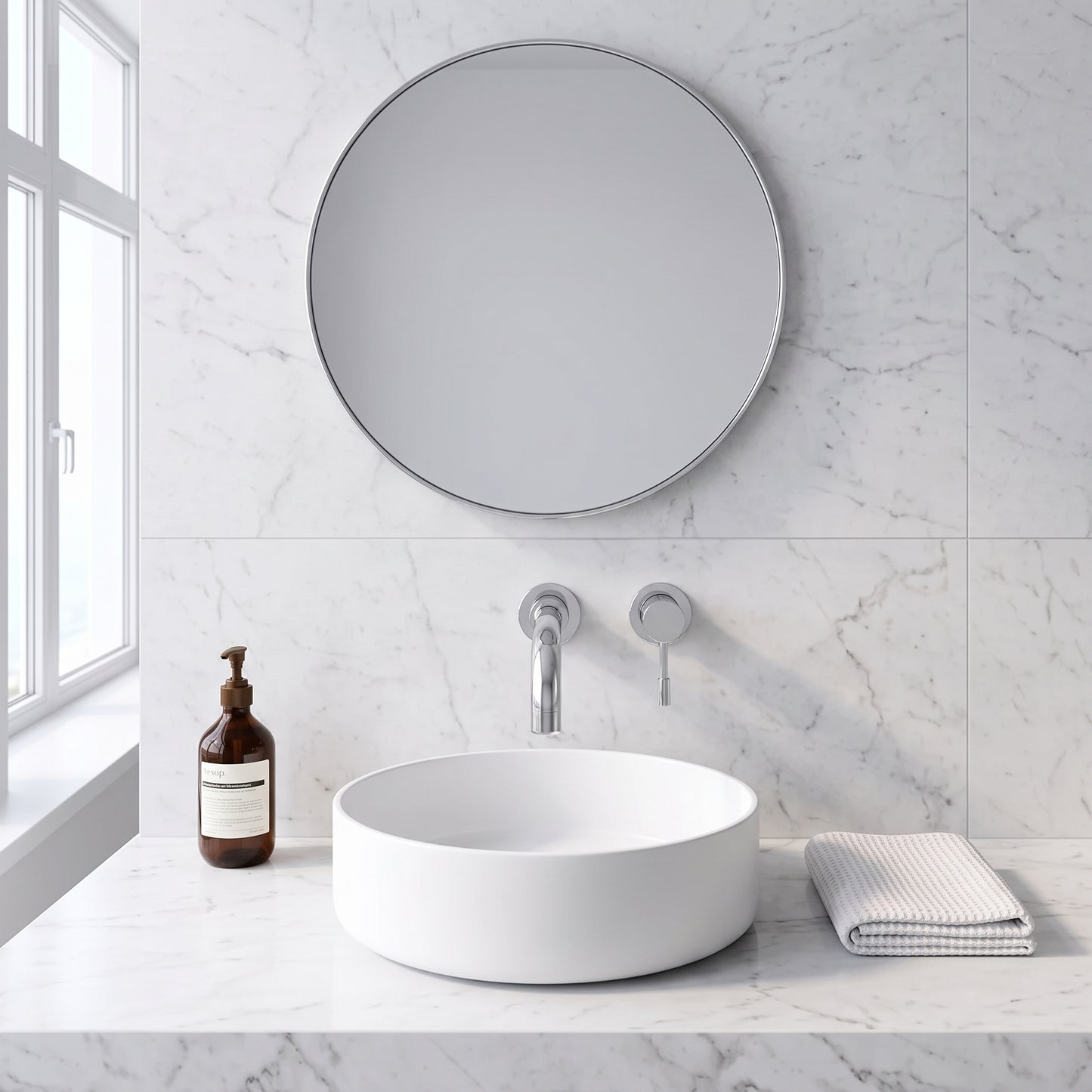 Fairford Dayna Wall Mounted Basin Mixer