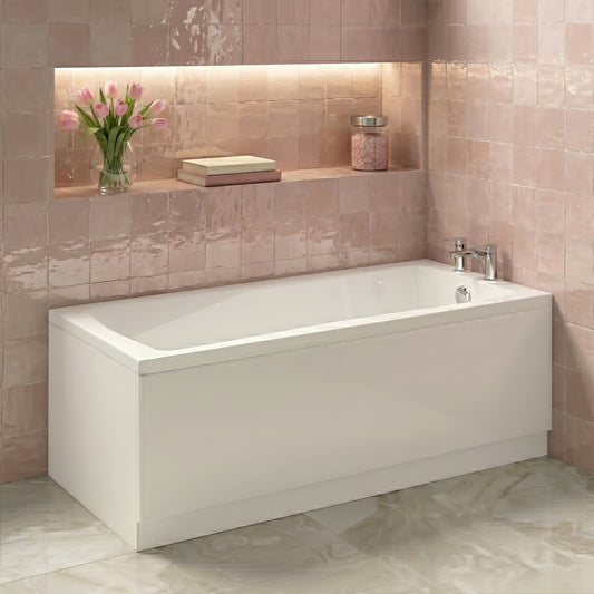 Fairford Dunsford Pro Reinforced 1700 x 700mm Single Ended Straight Bath