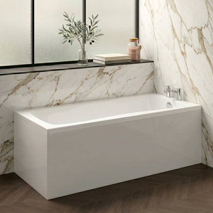 Fairford Dunsford Pro Reinforced 1700 x 750mm Single Ended Straight Bath