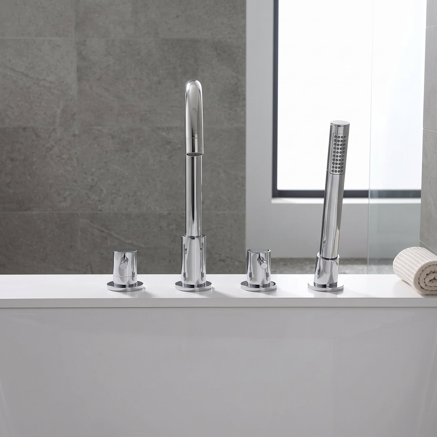 Fairford Element 4 Hole Bath Shower Mixer