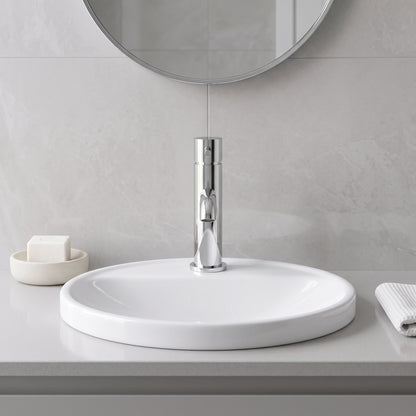 Fairford Element 5 Basin Mixer with Push Button Waste