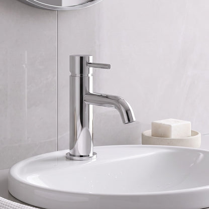 Fairford Element 5 Basin Mixer with Push Button Waste