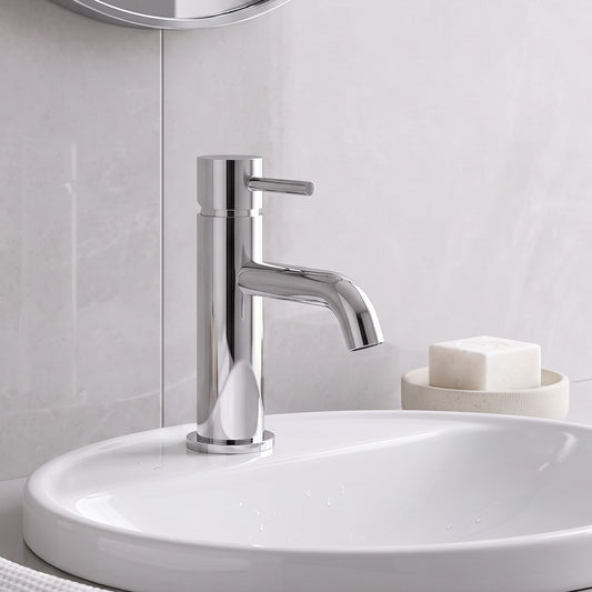 Fairford Element 5 Basin Mixer with Push Button Waste