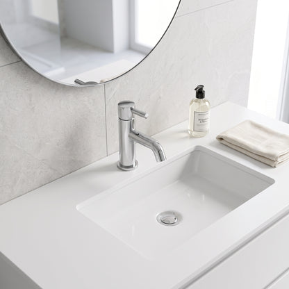 Fairford Element 5 Mini Basin Mixer with Push Button Waste