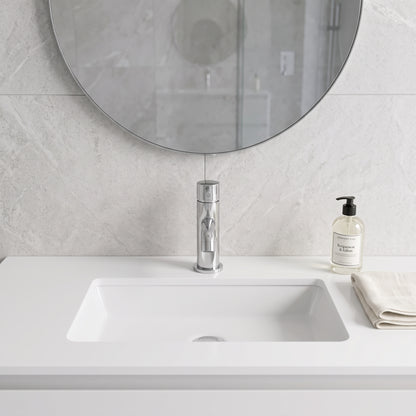 Fairford Element 5 Mini Basin Mixer with Push Button Waste